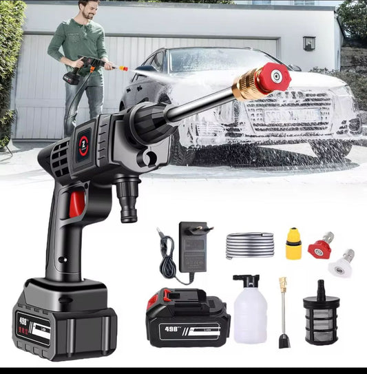 High Pressure Car Washer Spray Water Gun 10000mAh Battery Foam Generator Car Washing Machine for Home